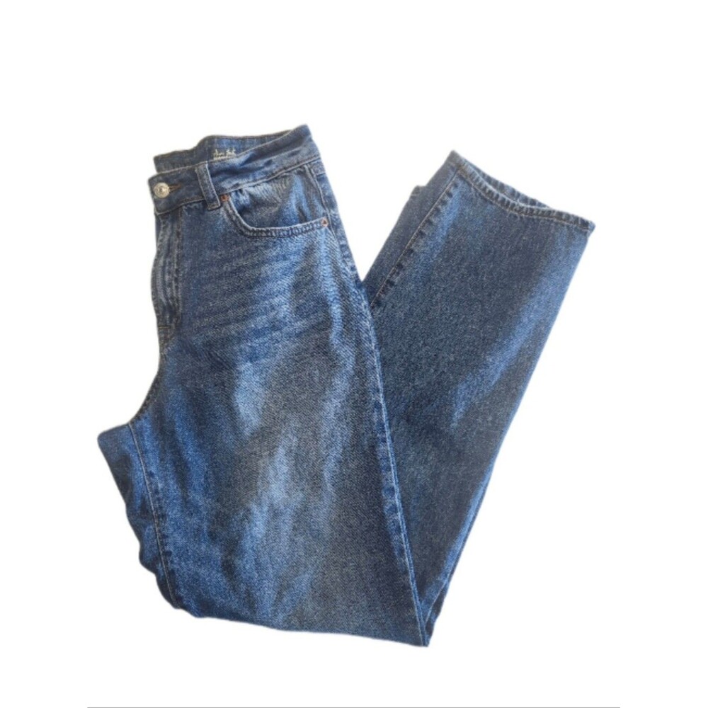 Rewash High Rise Vintage Reunion Straight Leg Denim Jeans, 9/29